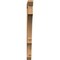 Ekena Millwork Balboa Slat Smooth Bracket, Western Red Cedar, 3 1/2"W x 36"D x 44"H BKT04X36X44BOA06SWR - alternate 2